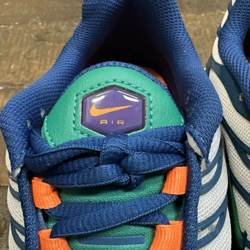 Nike Air Max Plus TN Tuned Air Youth 5.5Y Blue White Orange Sneakers